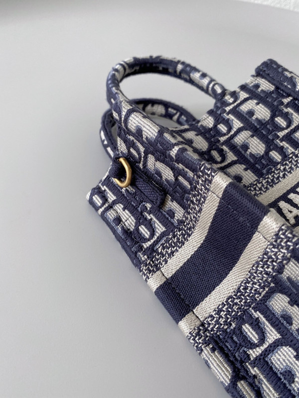 mini D*or book tote phone bag
