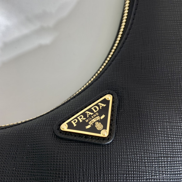 Pra*a re-edition saffiano leather mini bag