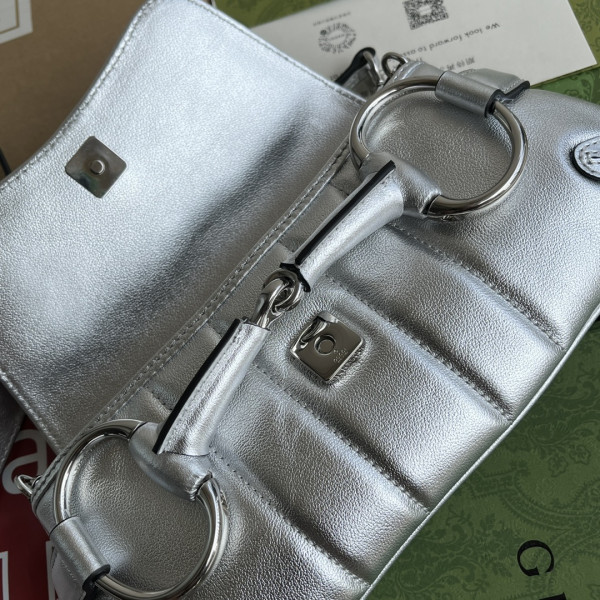 G*u*i horsebit chain small shoulder bag