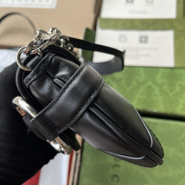 G*u*i horsebit chain small shoulder bag
