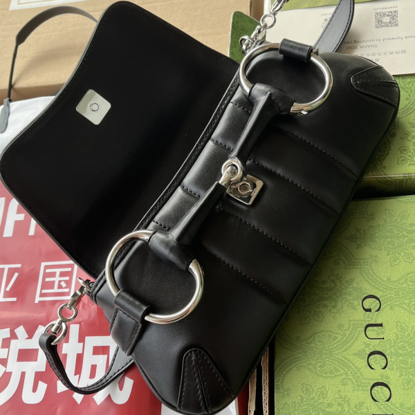 G*u*i horsebit chain small shoulder bag