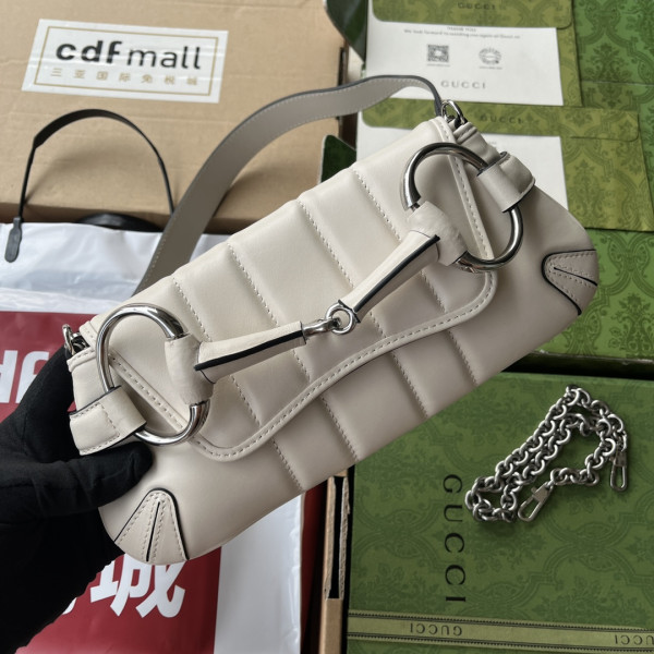 G*u*i horsebit chain small shoulder bag