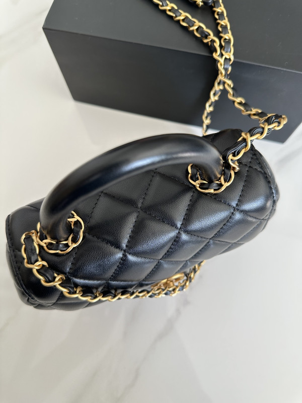 CL SMALL FLAP BAG WITH TOP HANDLE