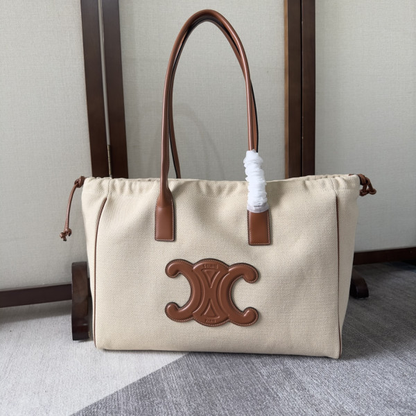 Ce**e cabas drawstring cuir triomphe