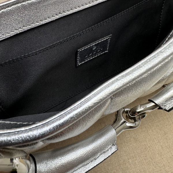 G*u*i horsebit chain big shoulder bag