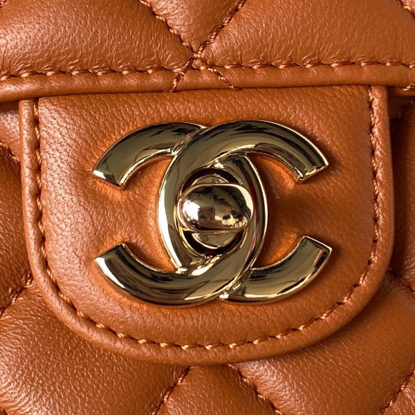 CL FLAP BAG WITH TOP HANDLE-21CM