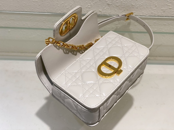mini D*or jolie top handle bag-19 x 12 x 6 cm
