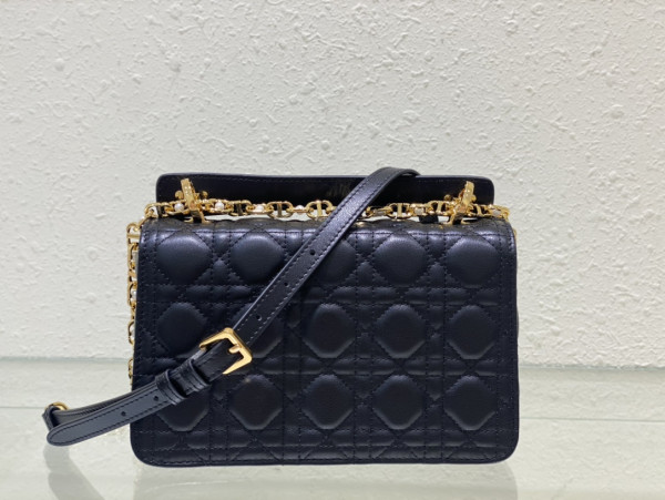 small D*or jolie top handle bag-22 x 14 x 8 cm