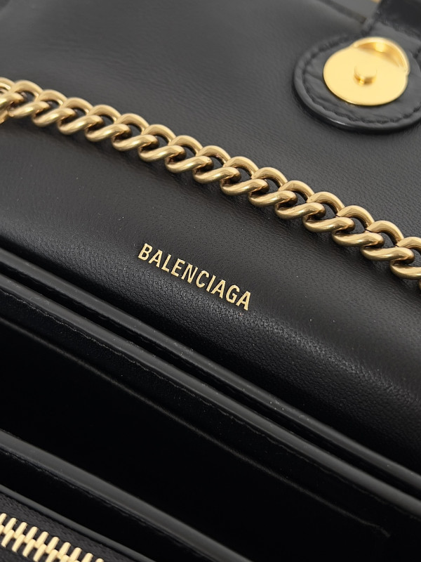 Ba*len*cia*ga hourglass bag-21.8*9.9*4.8cm