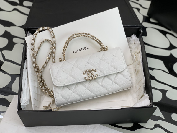 CL FLAP BAG WITH TOP HANDLE-18CM