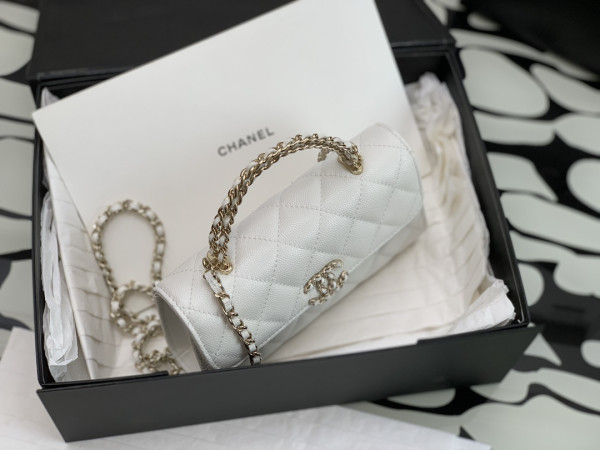 CL FLAP BAG WITH TOP HANDLE-18CM