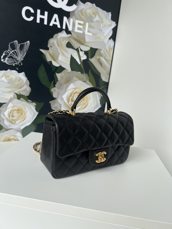 CL FLAP BAG WITH TOP HANDLE-20*12*6cm