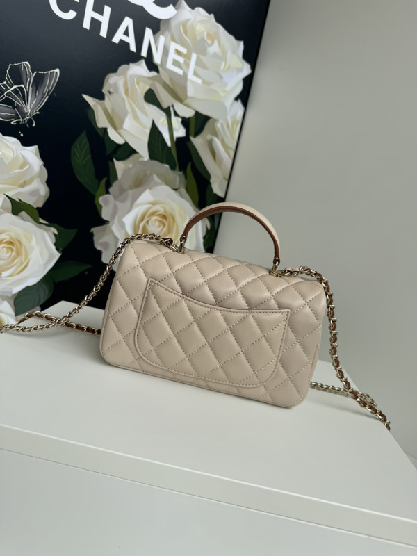 CL FLAP BAG WITH TOP HANDLE-20*12*6cm