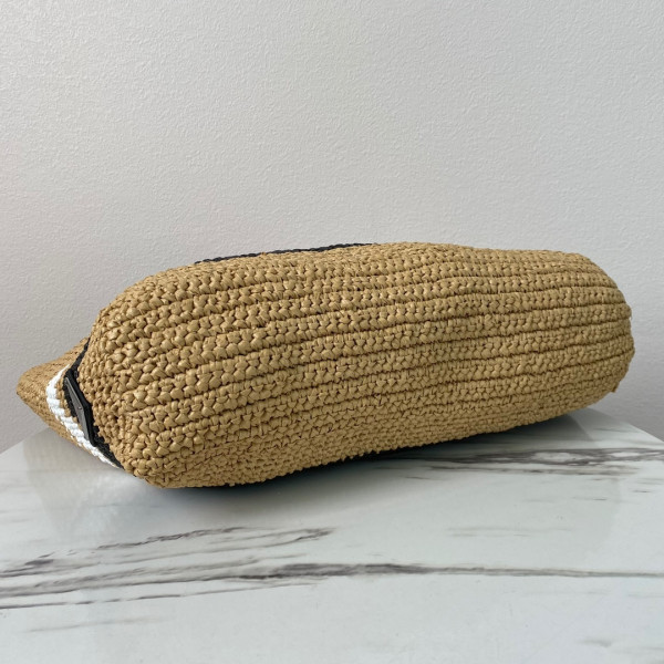Pra*a crochet tote bag-48*34*16cm