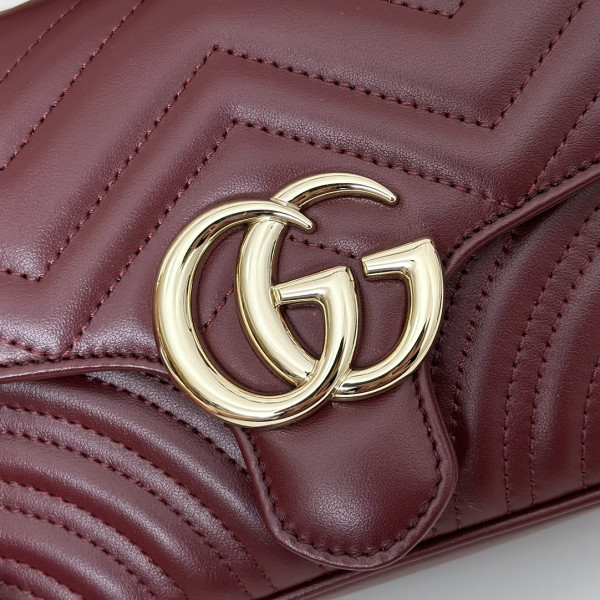G*u*i gg marmont mini top handle bag-17*13*6cm