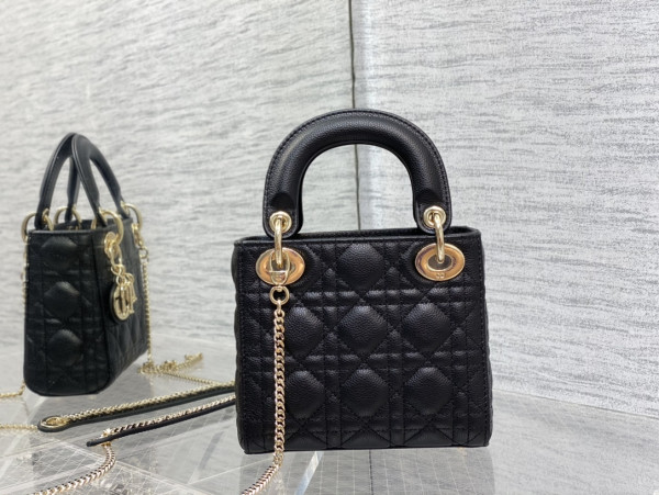lady D*or mini calfskin