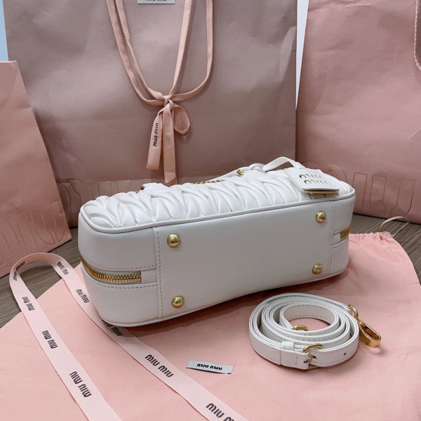 MIUMIU Arcadie matelassé nappa leather bag-XS/S/M