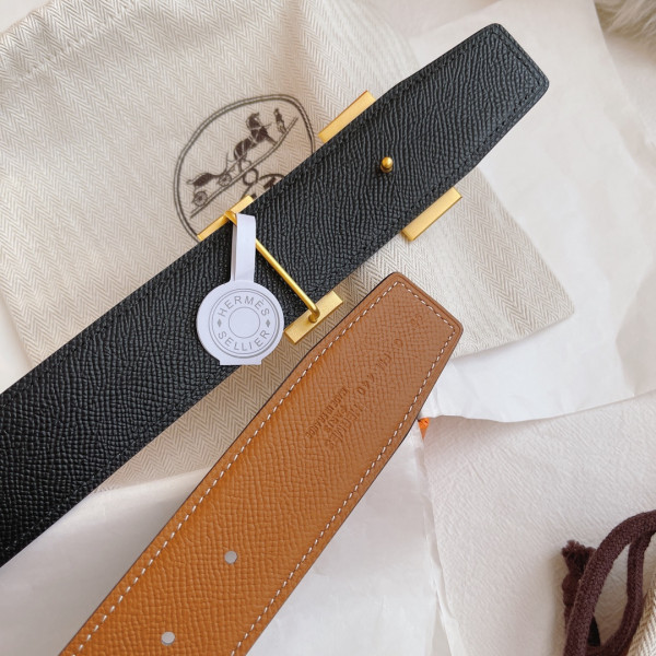 H**mes belt-silver/gold